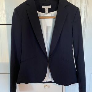 NWT - H&M Fitted Dark Blue Blazer